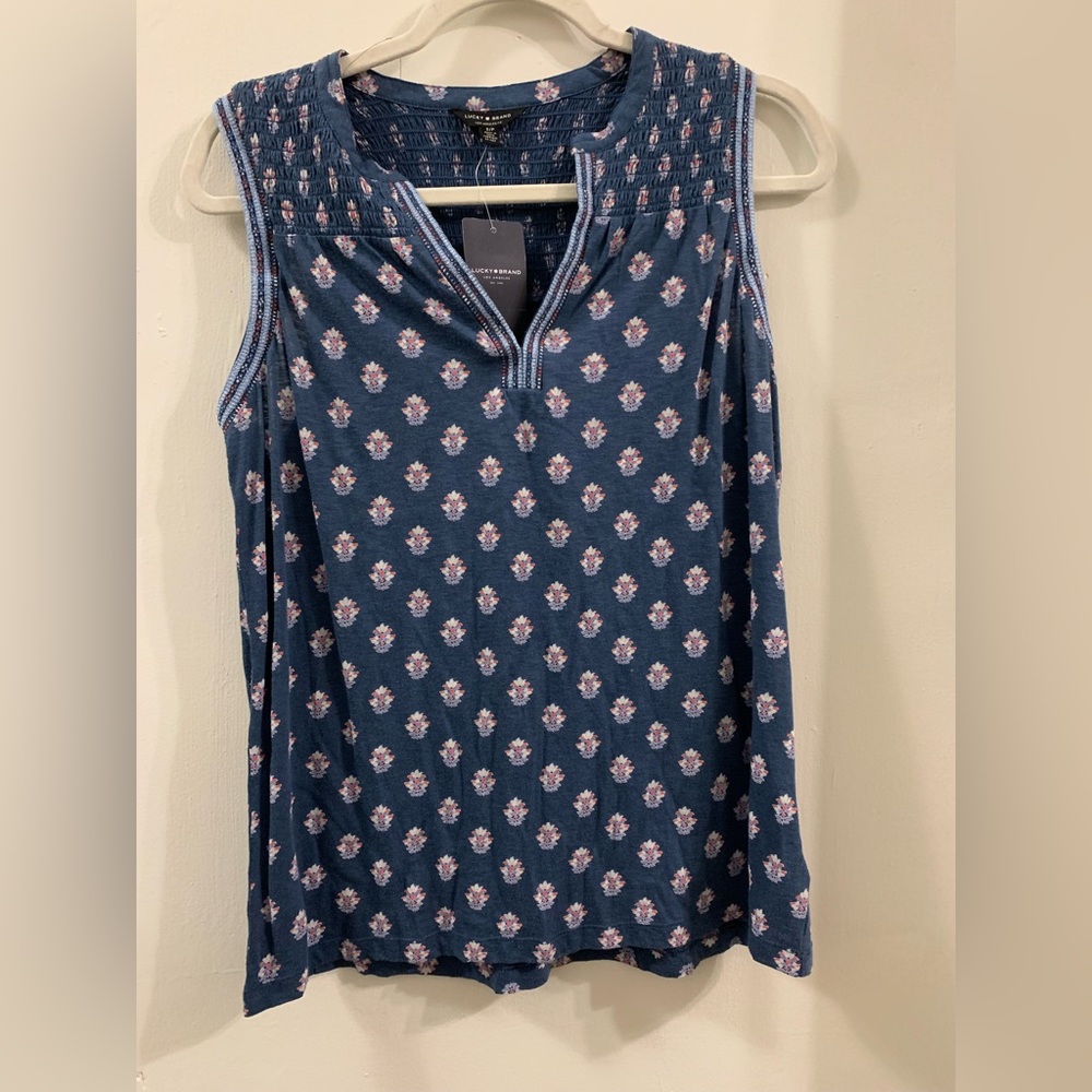 NWT Lucky Brand cotton blouse size small